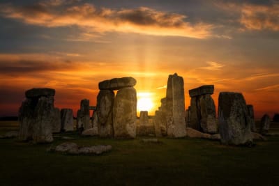 Stonehenge sunrise at Solstace