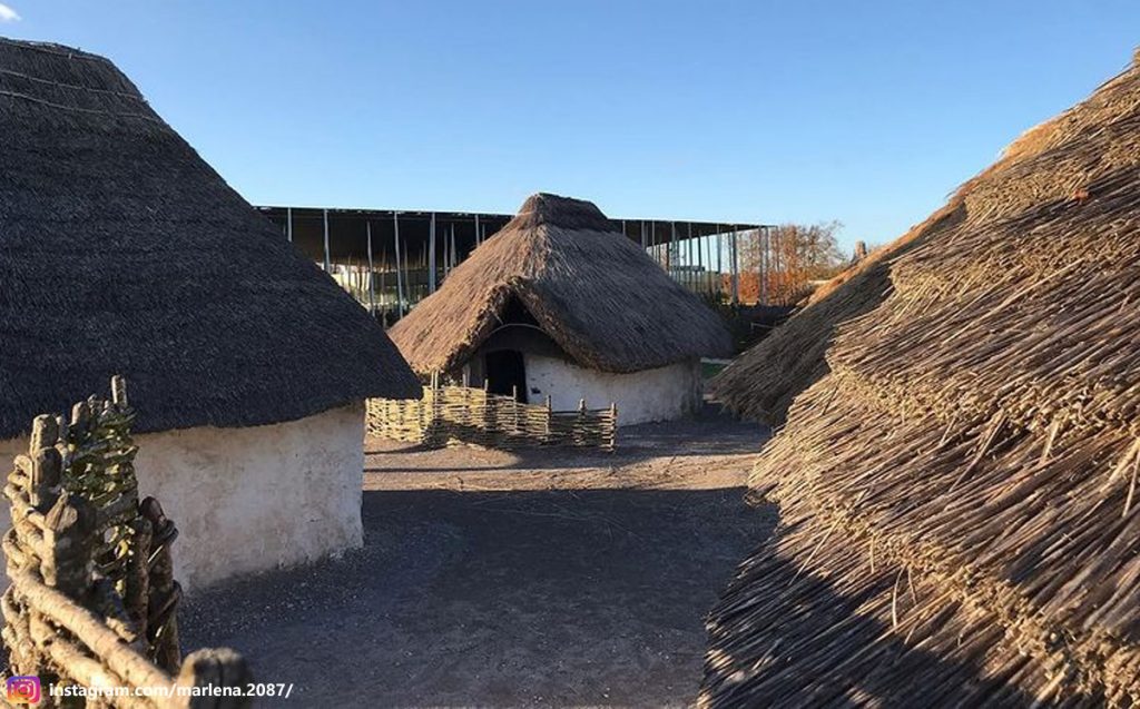 Neolithic homes at Stonehenge Visitor Centre