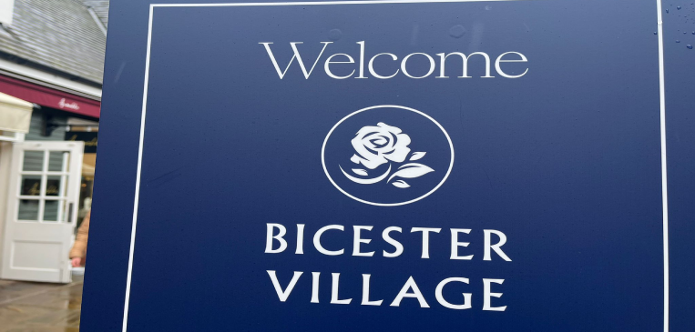 Bicester Village Sign